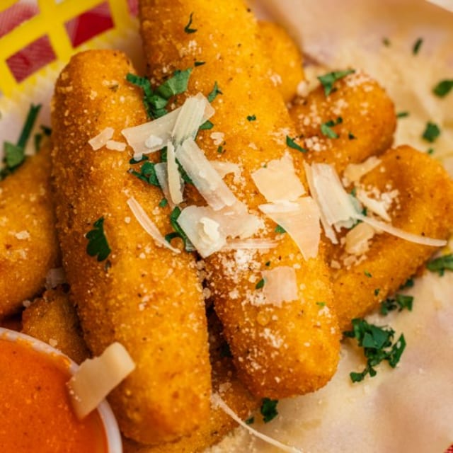 MOZZARELLA STICKS.